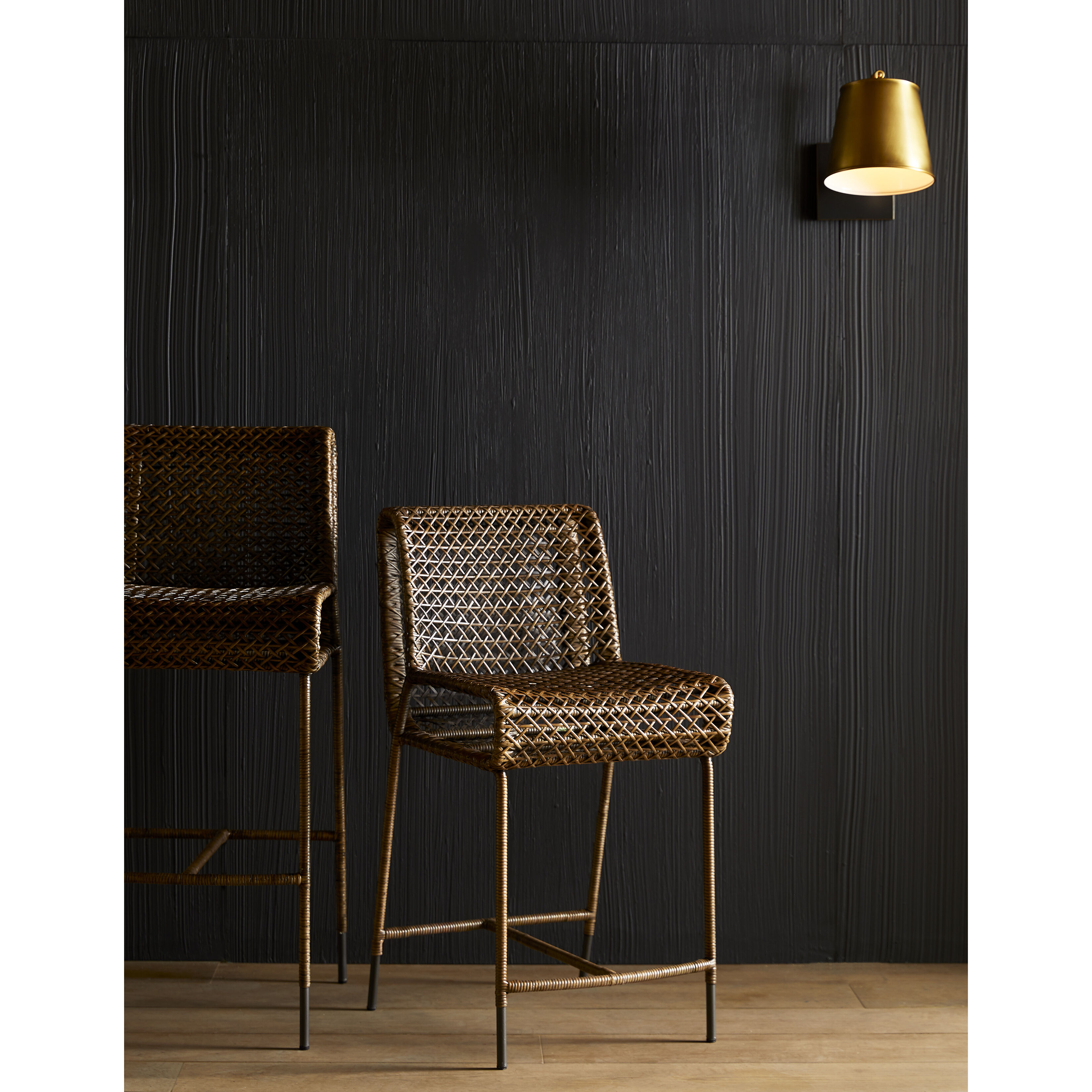 Watson Sconce Wall Light in Antique Brass/Oil Rubbed Bronze, Essential Lighting